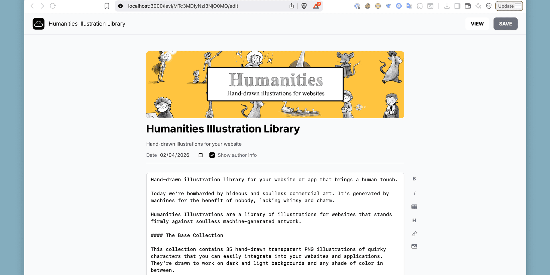 Improvements to Markdown documents