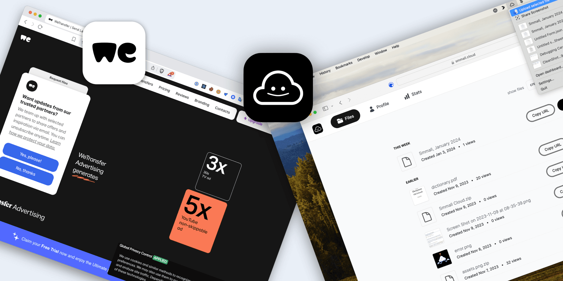 Smmall Cloud vs. WeTransfer: Which One is Right for You?