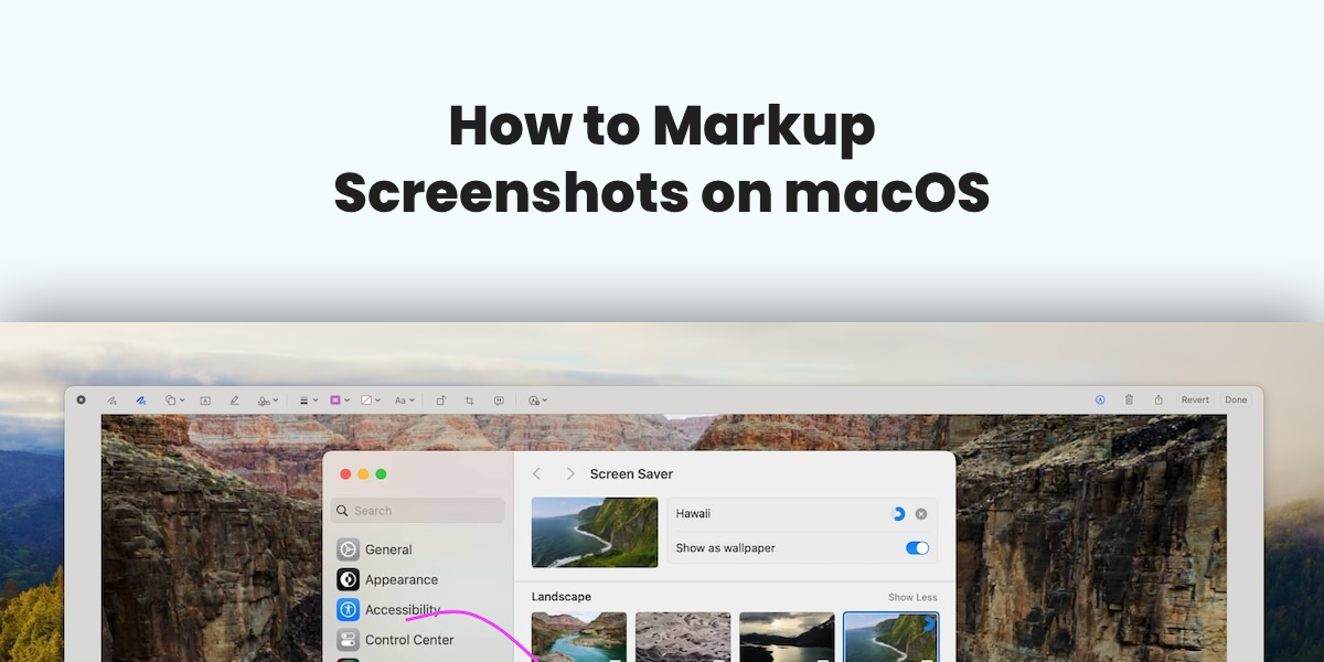 How to Markup Screenshots on macOS